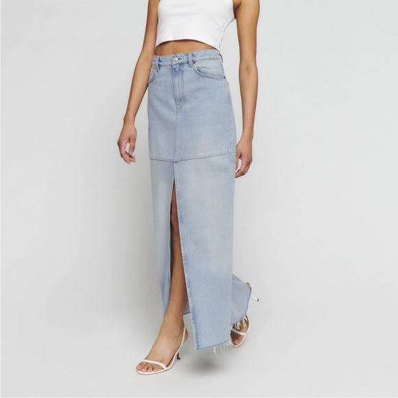 New Reformation Tazz Maxi Skirt